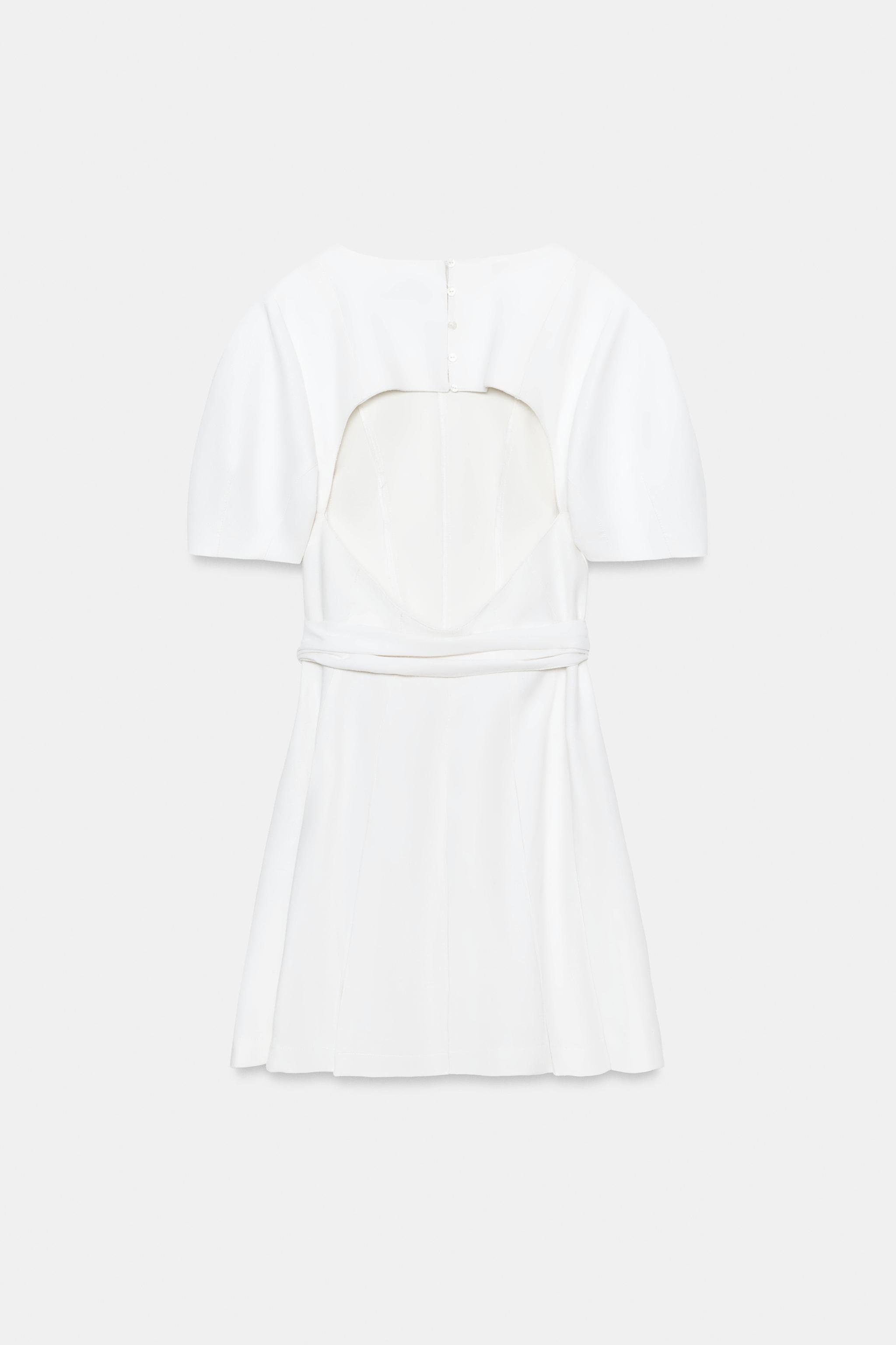BELTED MINI DRESS